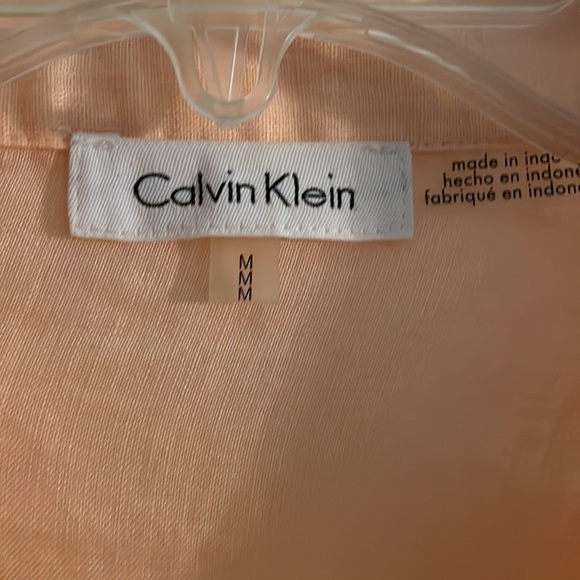 2 CALVIN KLEIN Size M long sleeve shirts Excellent Condition NEW w/out tags $40 - Picture 6 of 6